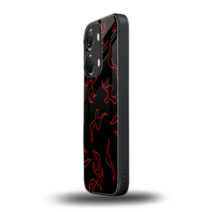 Lil Flames Red oneplus nord 3 mobile cover | shockproof glass phone case
