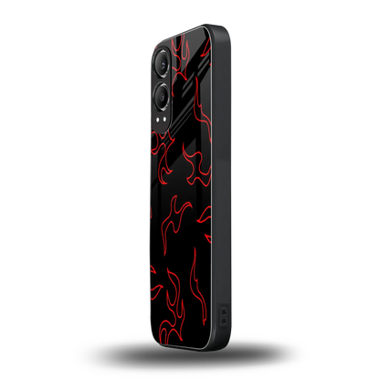Lil Flames Red oneplus nord ce 4 lite mobile cover | shockproof glass phone case