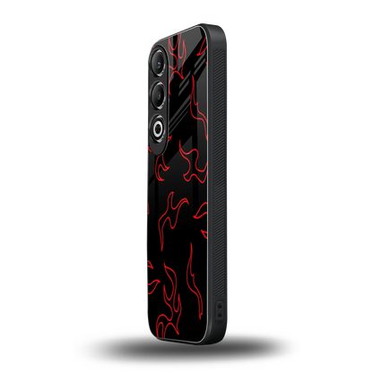 Lil Flames Red oneplus nord ce 4 mobile cover | shockproof glass phone case