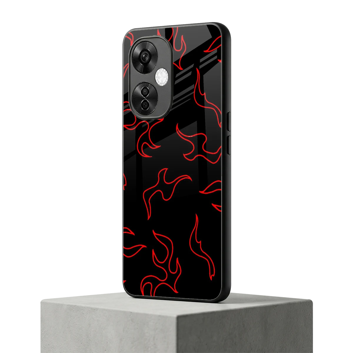 Lil Flames Red oneplus nord ce 3 lite mobile cover | shockproof glass phone case