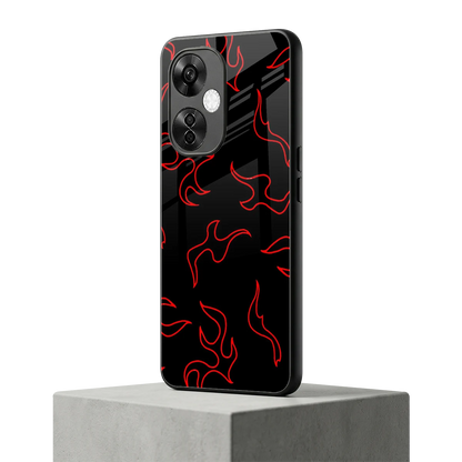 Lil Flames Red oneplus nord ce 3 lite mobile cover | shockproof glass phone case