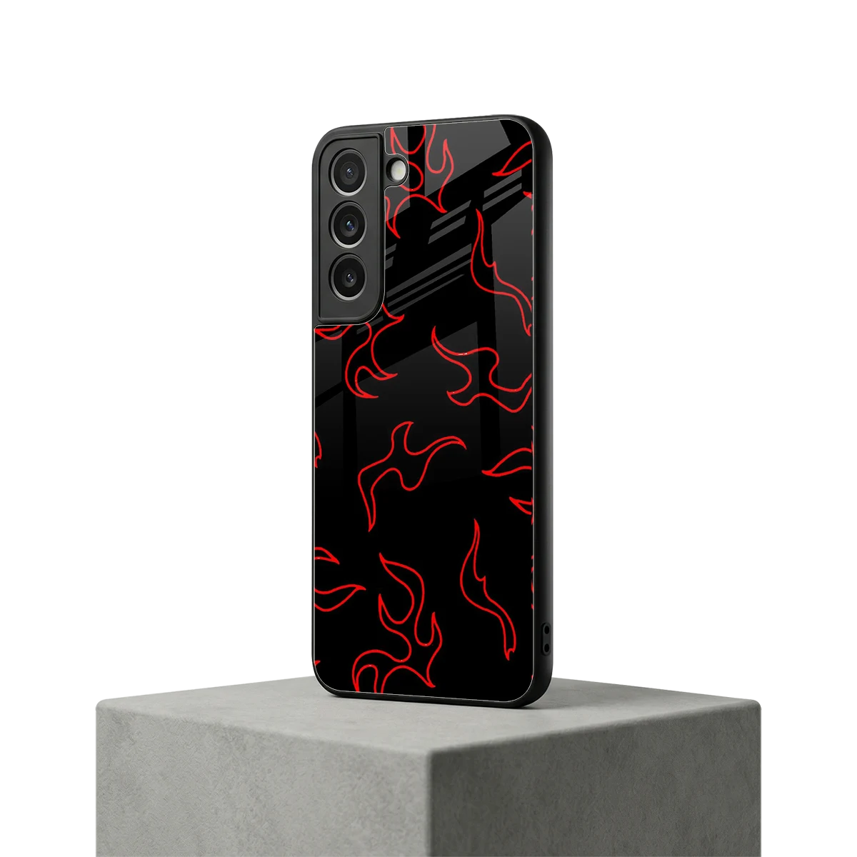 Lil Flames Red samsung galaxy s22 mobile cover | shockproof glass phone case