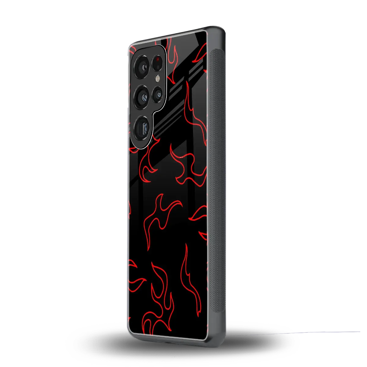 Lil Flames Red samsung galaxy s25 ultra mobile cover | shockproof glass phone case