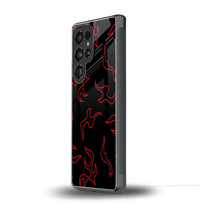 Lil Flames Red samsung galaxy s26 ultra mobile cover | shockproof glass phone case