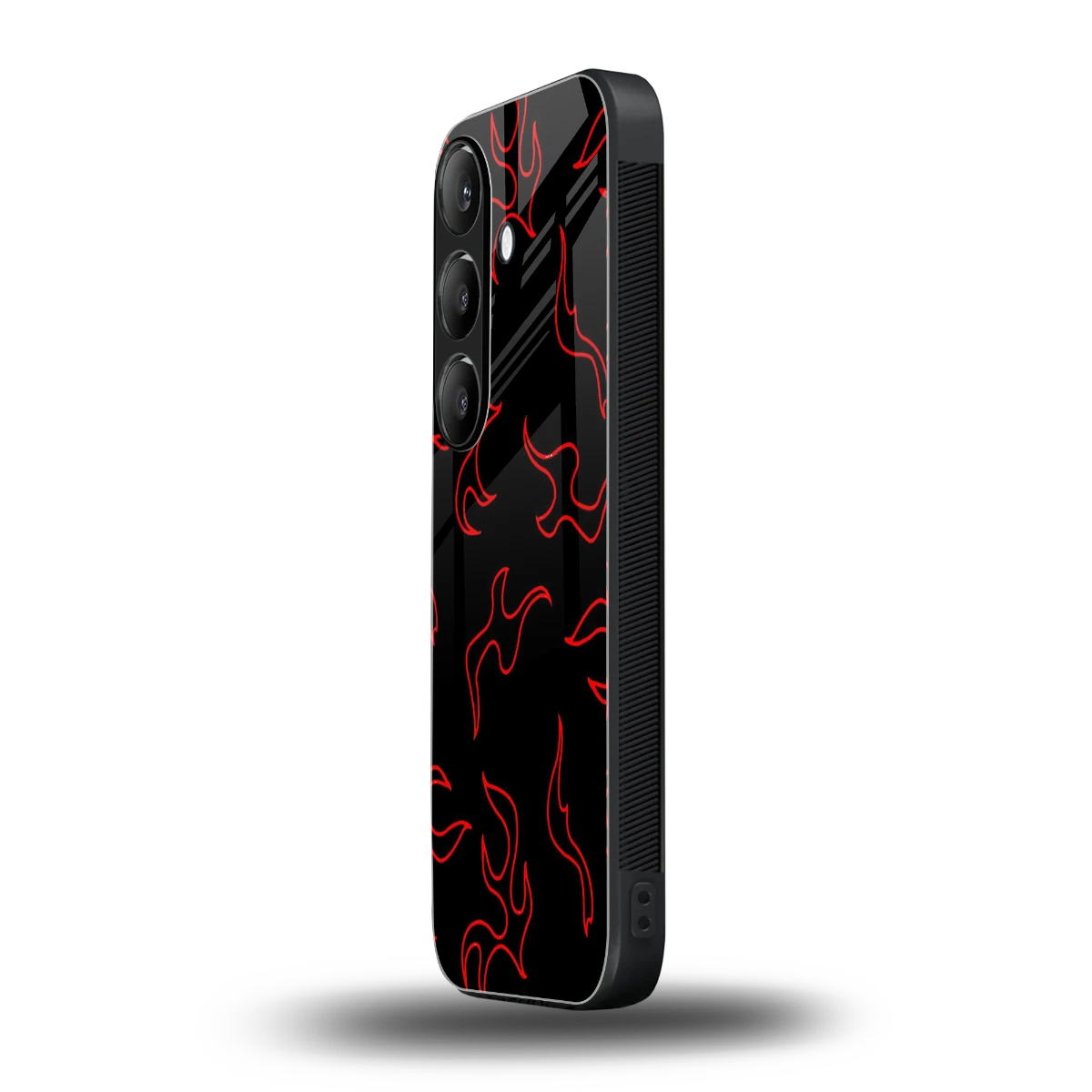 Lil Flames Red samsung galaxy s24 mobile cover | shockproof glass phone case