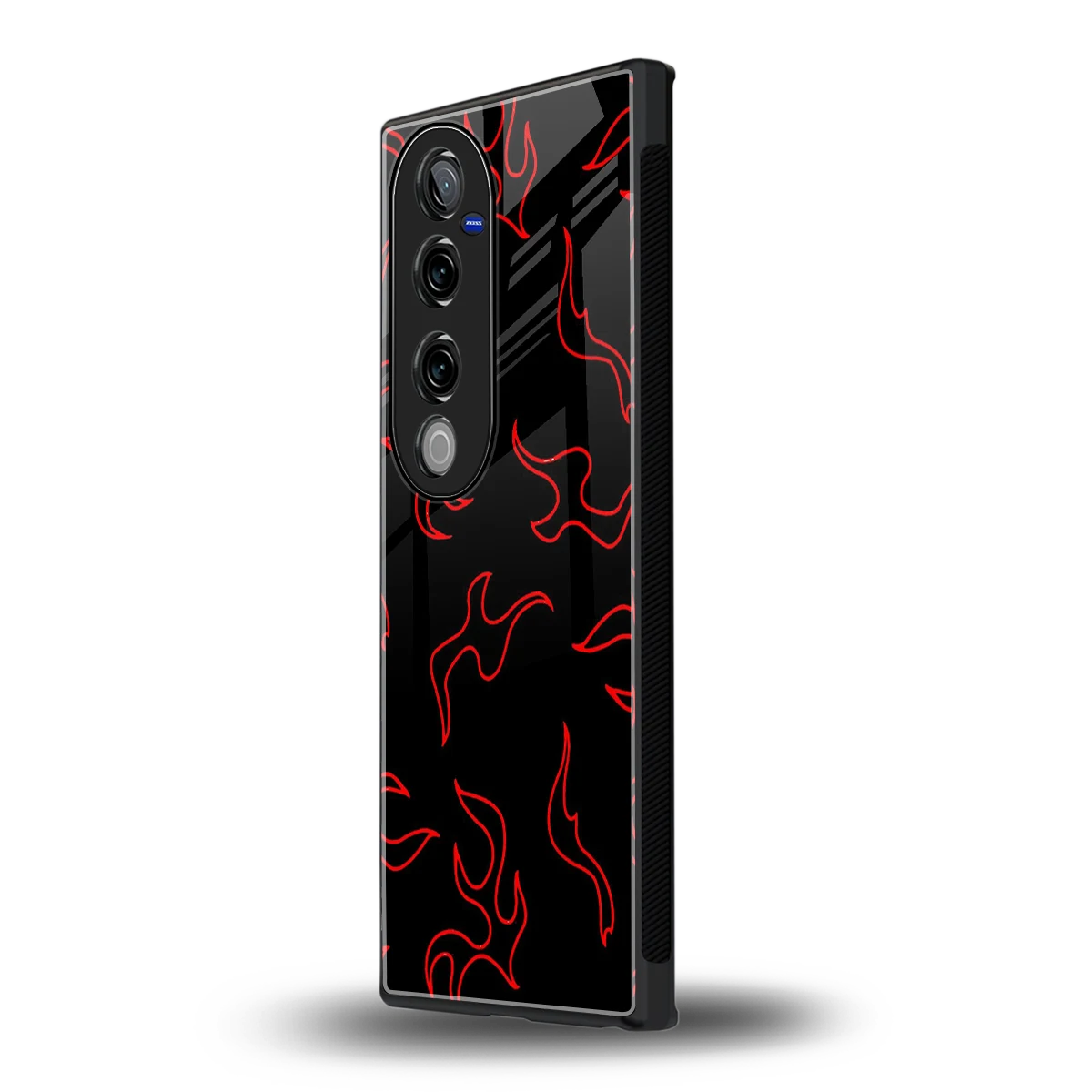 Lil Flames Red vivo v40 pro mobile cover | shockproof glass phone case