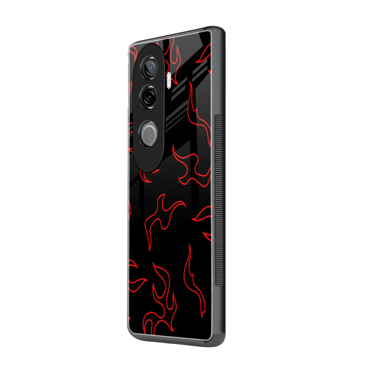 Lil Flames Red vivo v40e mobile cover | shockproof glass phone case