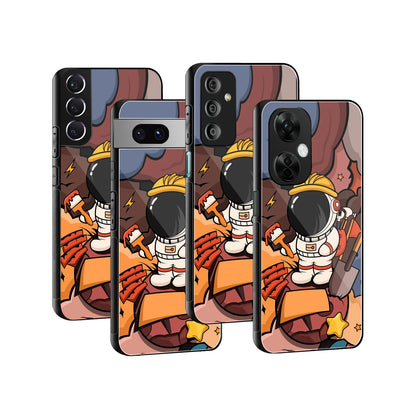Stylish Glass Back Case for All Smartphones iPhone, Samsung, OnePlus, Pixel, Redmi, Oppo, Vivo, Motorola