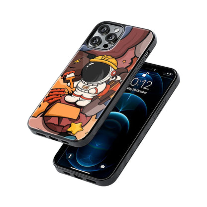 Protective Glass Back Phone Case Compatible with iPhone, Samsung, OnePlus, Pixel & More
