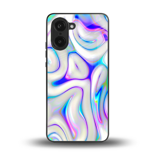 Lilac Drift back phone cover | glass case for oneplus nord ce5 5g