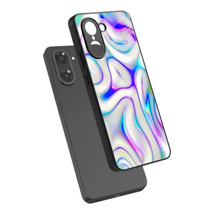 Lilac Drift sleek oneplus nord ce5 5g cover with tempered glass back and TPU edges