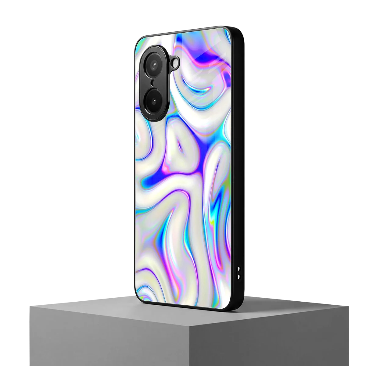 Lilac Drift oneplus nord ce5 5g mobile cover | shockproof glass phone case