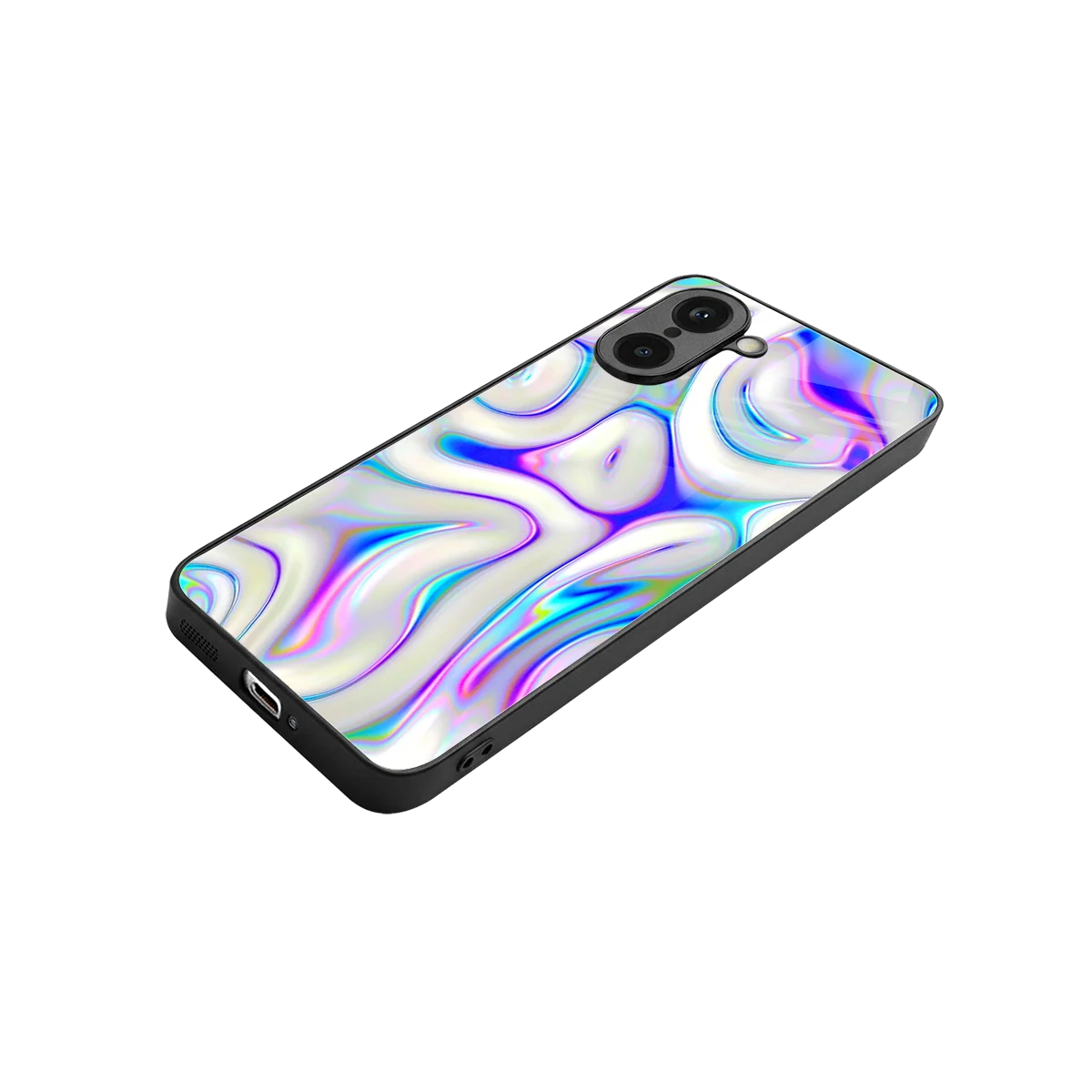 Lilac Drift stylish phone case for oneplus nord ce5 5g | glossy glass and slim fit