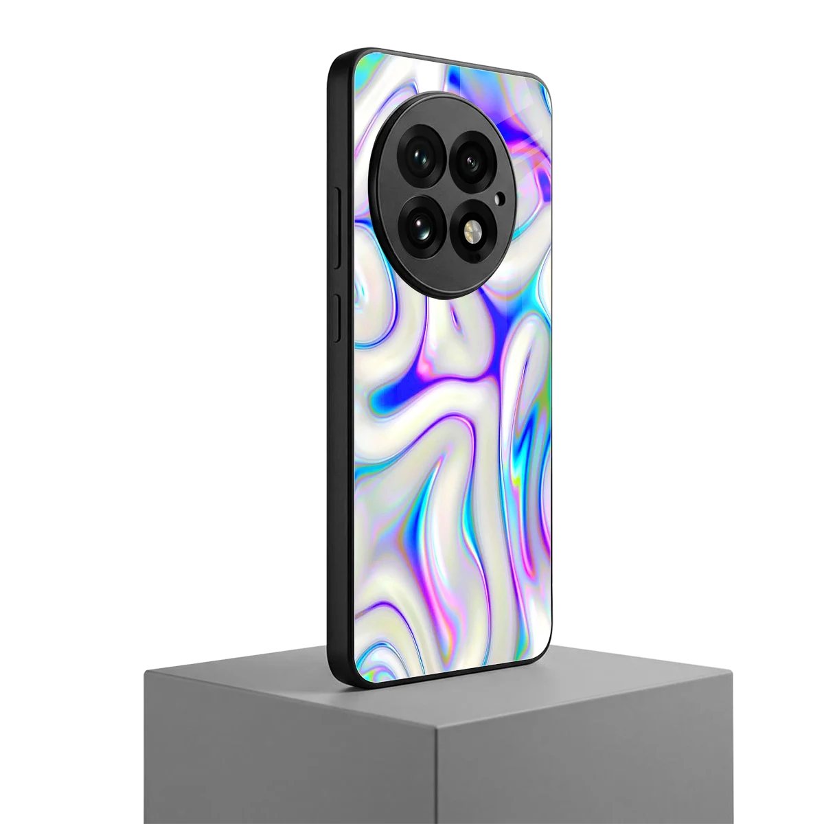 Lilac Drift oneplus 13 mobile cover | shockproof glass phone case