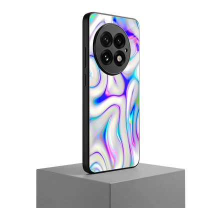 Lilac Drift oneplus 13 mobile cover | shockproof glass phone case