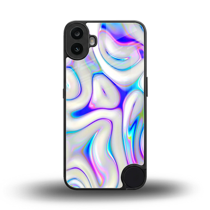 Lilac Drift back phone cover | glass case for cmf nothing phone 1