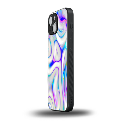 Lilac Drift iphone 12 mini mobile cover | shockproof glass phone case