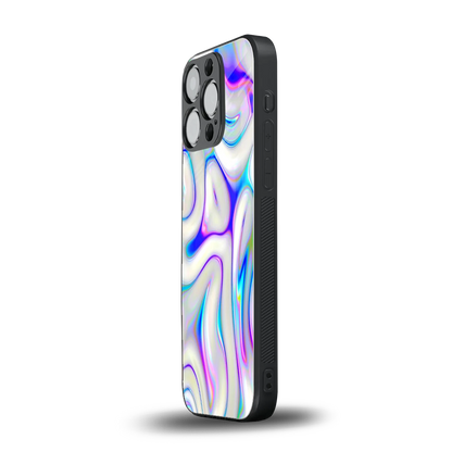 Lilac Drift iphone 13 pro mobile cover | shockproof glass phone case