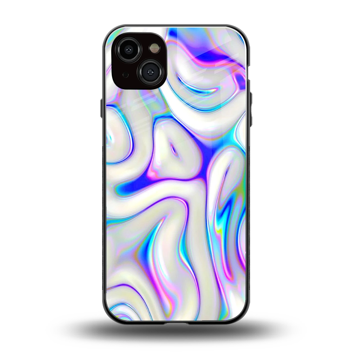 Lilac Drift back phone cover | glass case for iphone 14 plus