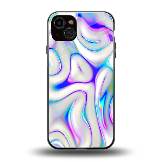 Lilac Drift back phone cover | glass case for iphone 14 plus