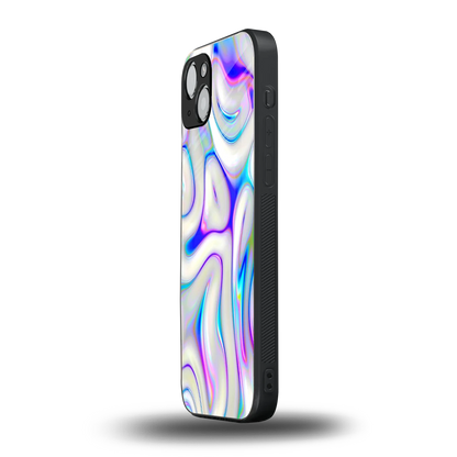 Lilac Drift iphone 14 plus mobile cover | shockproof glass phone case