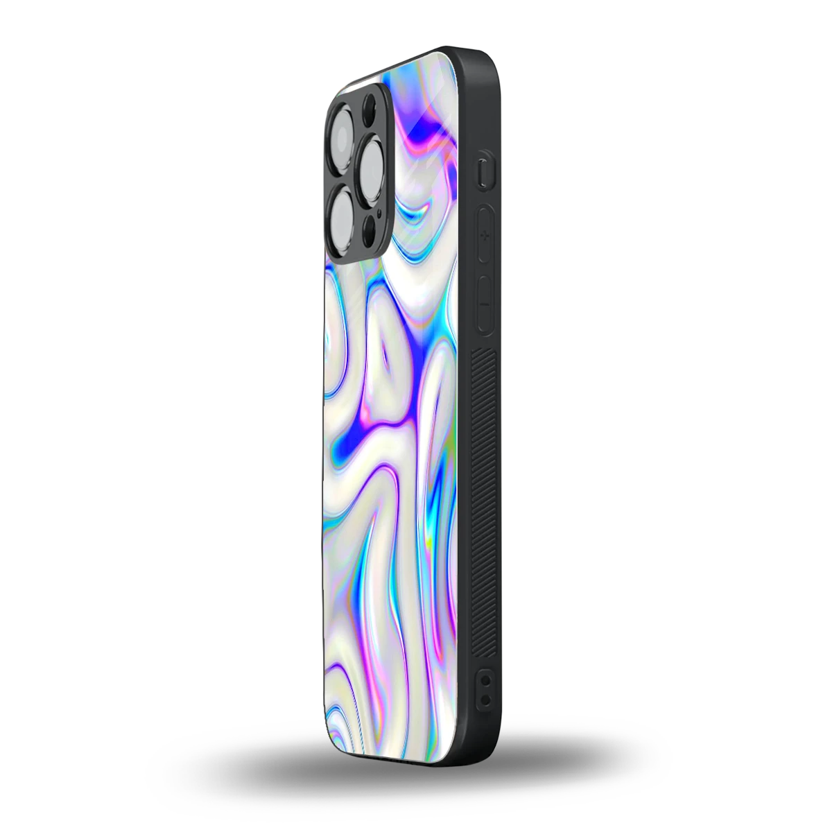 Lilac Drift iphone 15 pro max mobile cover | shockproof glass phone case