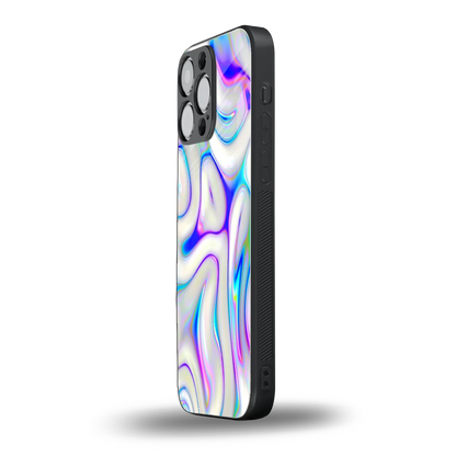 Lilac Drift iphone 15 pro max mobile cover | shockproof glass phone case