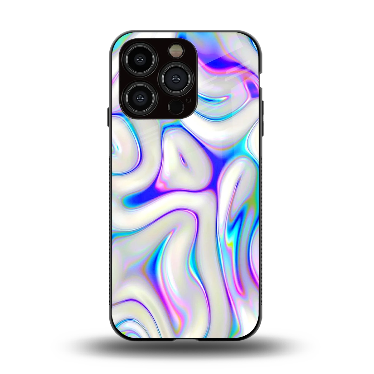 Lilac Drift back phone cover | glass case for iphone 15 pro