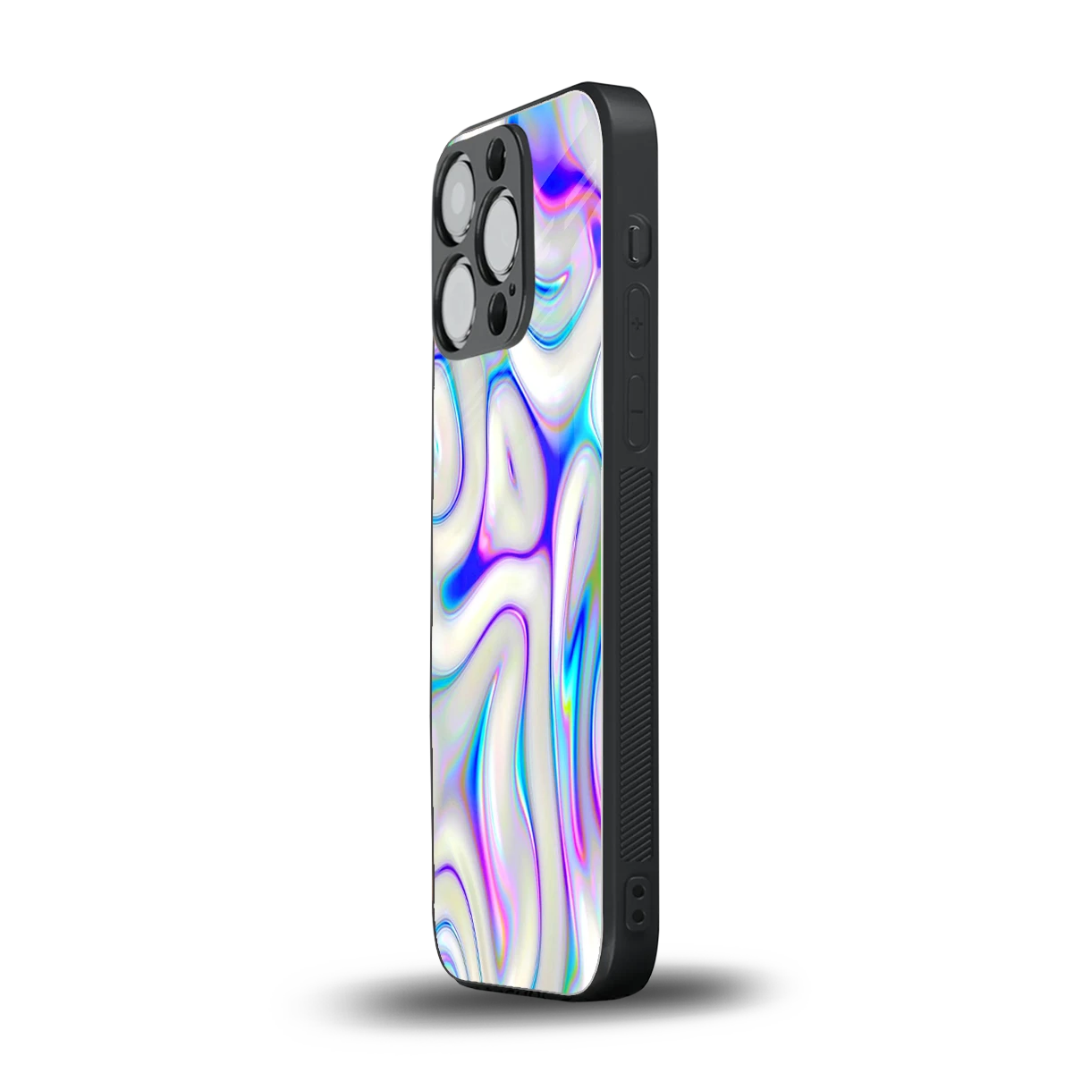 Lilac Drift iphone 15 pro mobile cover | shockproof glass phone case