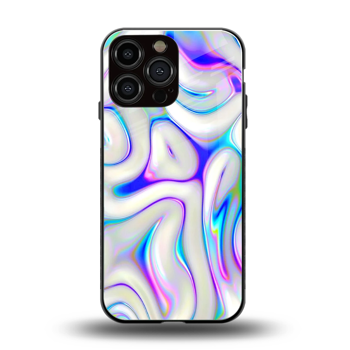 Lilac Drift back phone cover | glass case for iphone 16 pro max