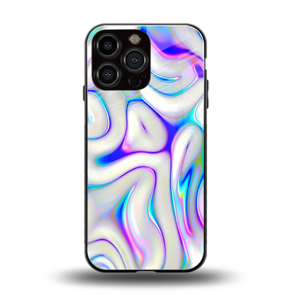 Lilac Drift back phone cover | glass case for iphone 16 pro max