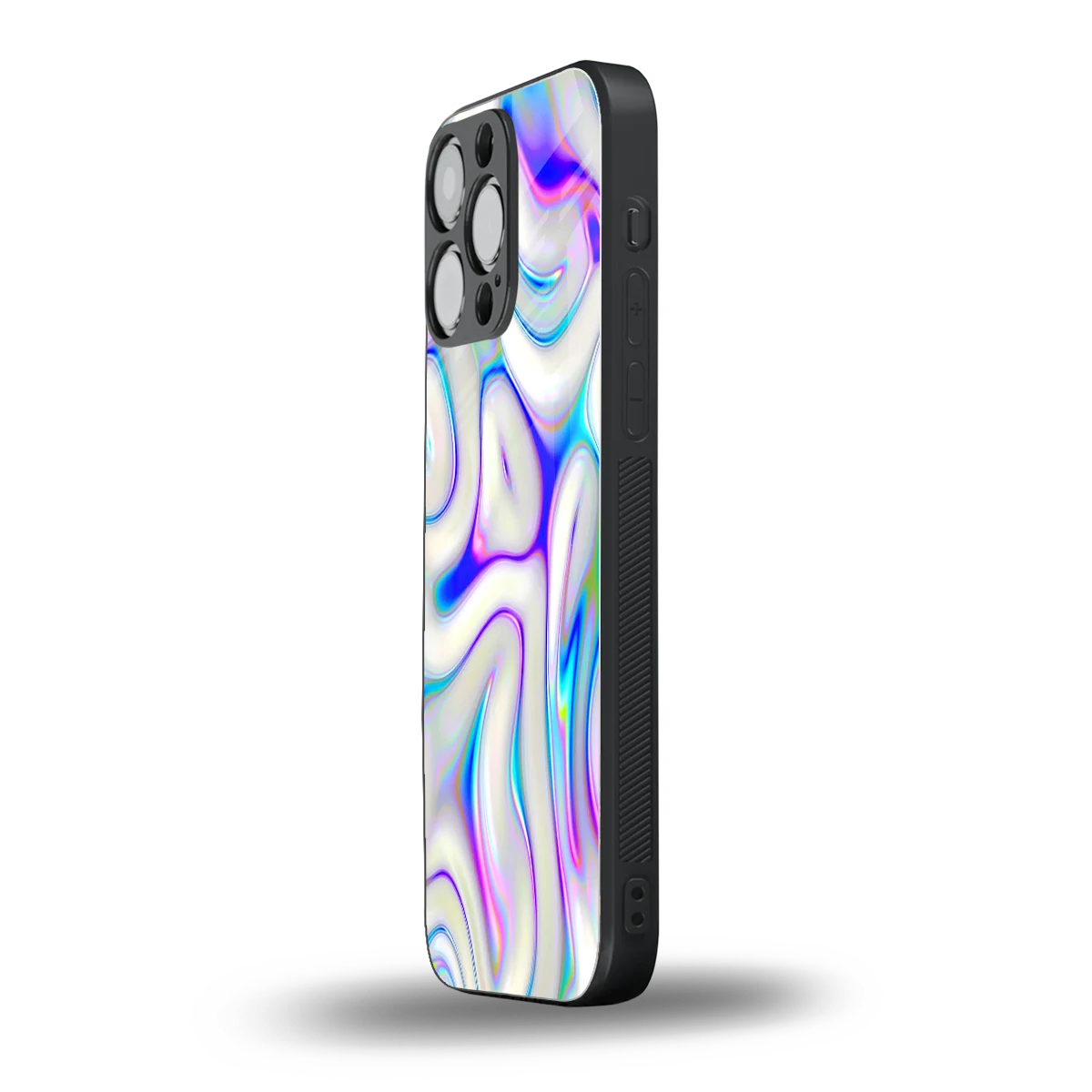 Lilac Drift iphone 16 pro max mobile cover | shockproof glass phone case