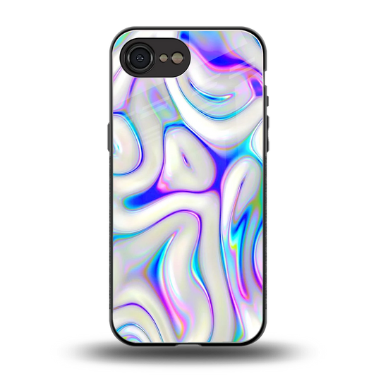 Lilac Drift back phone cover | glass case for iphone 16e