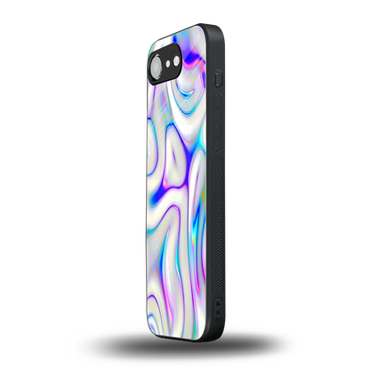 Lilac Drift iphone 16e mobile cover | shockproof glass phone case