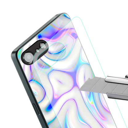 Lilac Drift stylish phone case for iphone 16e | glossy glass and slim fit