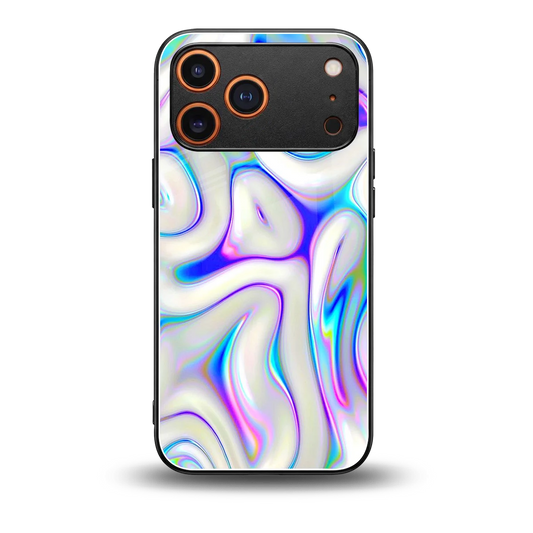 Lilac Drift back phone cover | glass case for iphone 17 pro max