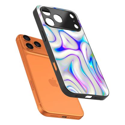 Lilac Drift sleek iphone 17 pro cover with tempered glass back and TPU edges