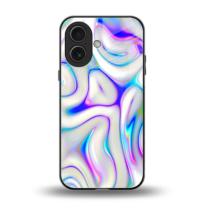 Lilac Drift back phone cover | glass case for iphone 17