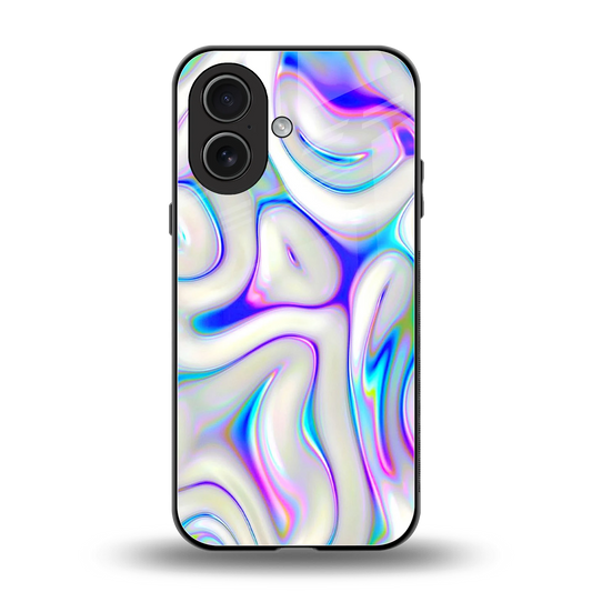 Lilac Drift back phone cover | glass case for iphone 17