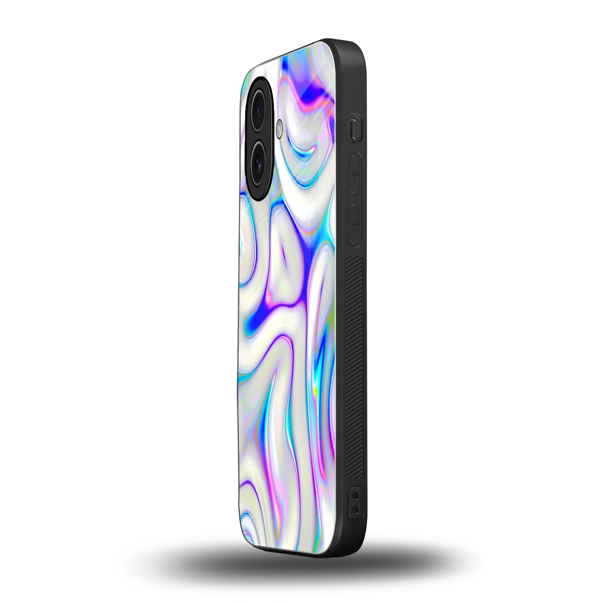 Lilac Drift iphone 17 mobile cover | shockproof glass phone case