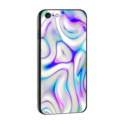 Lilac Drift sleek iphone 6 cover with tempered glass back and TPU edges