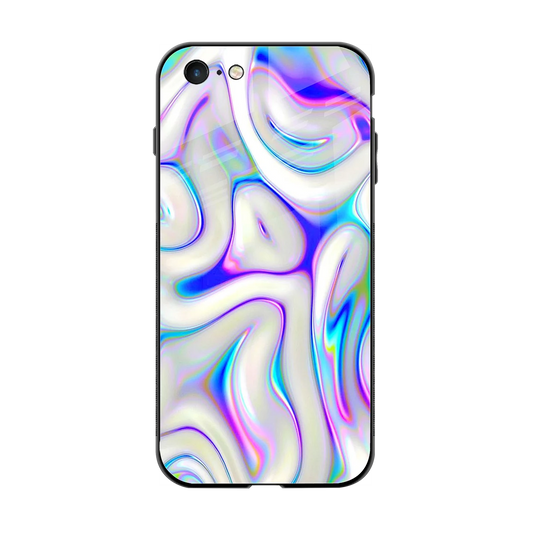 Lilac Drift back phone cover | glass case for iphone 6s