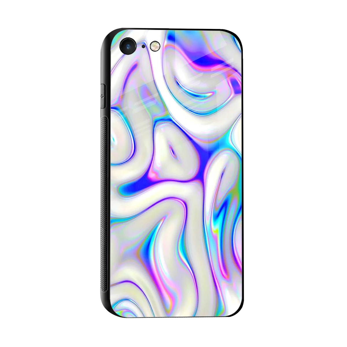 Lilac Drift sleek iphone 7 cover with tempered glass back and TPU edges