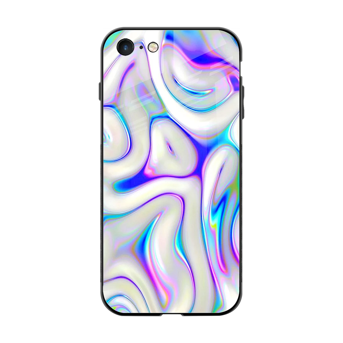Lilac Drift back phone cover | glass case for iphone 7