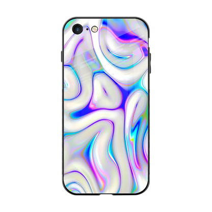 Lilac Drift back phone cover | glass case for iphone 7