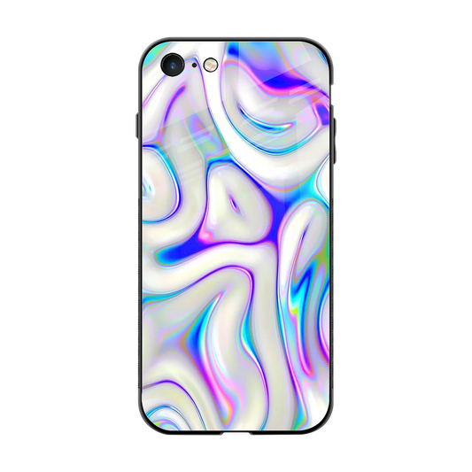 Lilac Drift back phone cover | glass case for iphone 7
