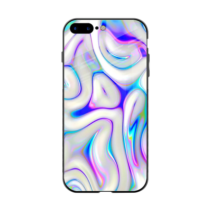 Lilac Drift back phone cover | glass case for iphone 8 plus