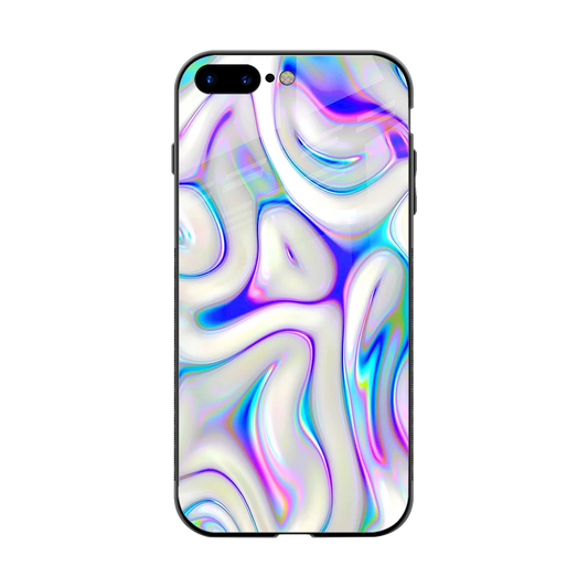 Lilac Drift back phone cover | glass case for iphone 8 plus