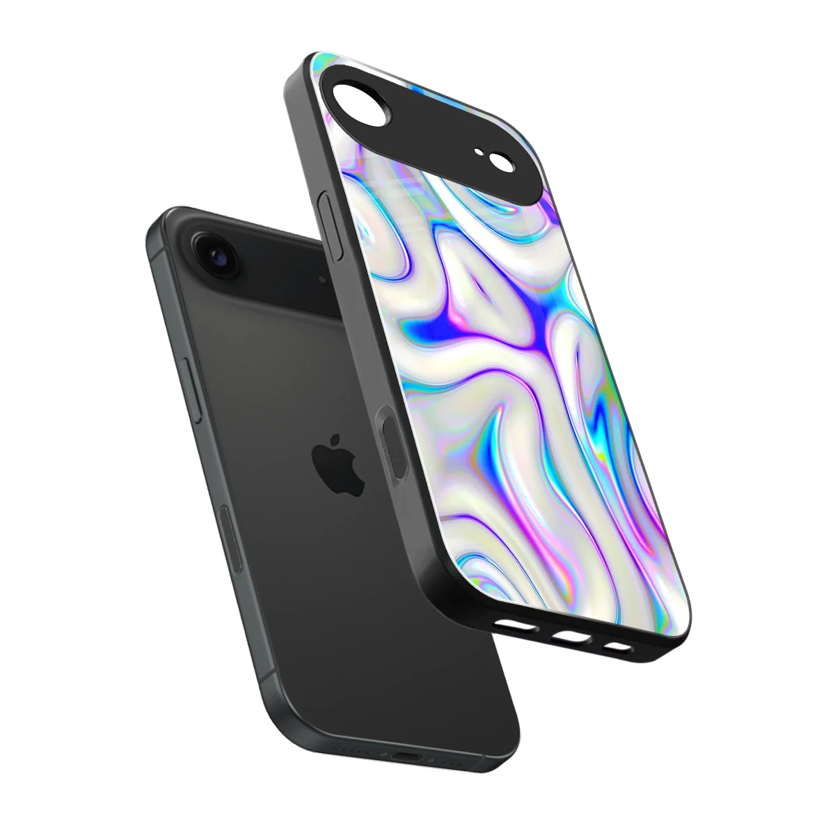 Lilac Drift sleek iphone air cover with tempered glass back and TPU edges