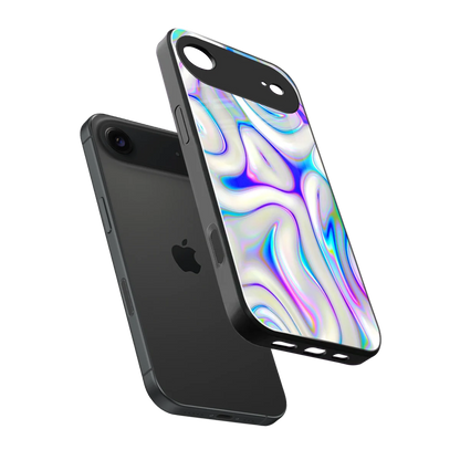 Lilac Drift sleek iphone air cover with tempered glass back and TPU edges
